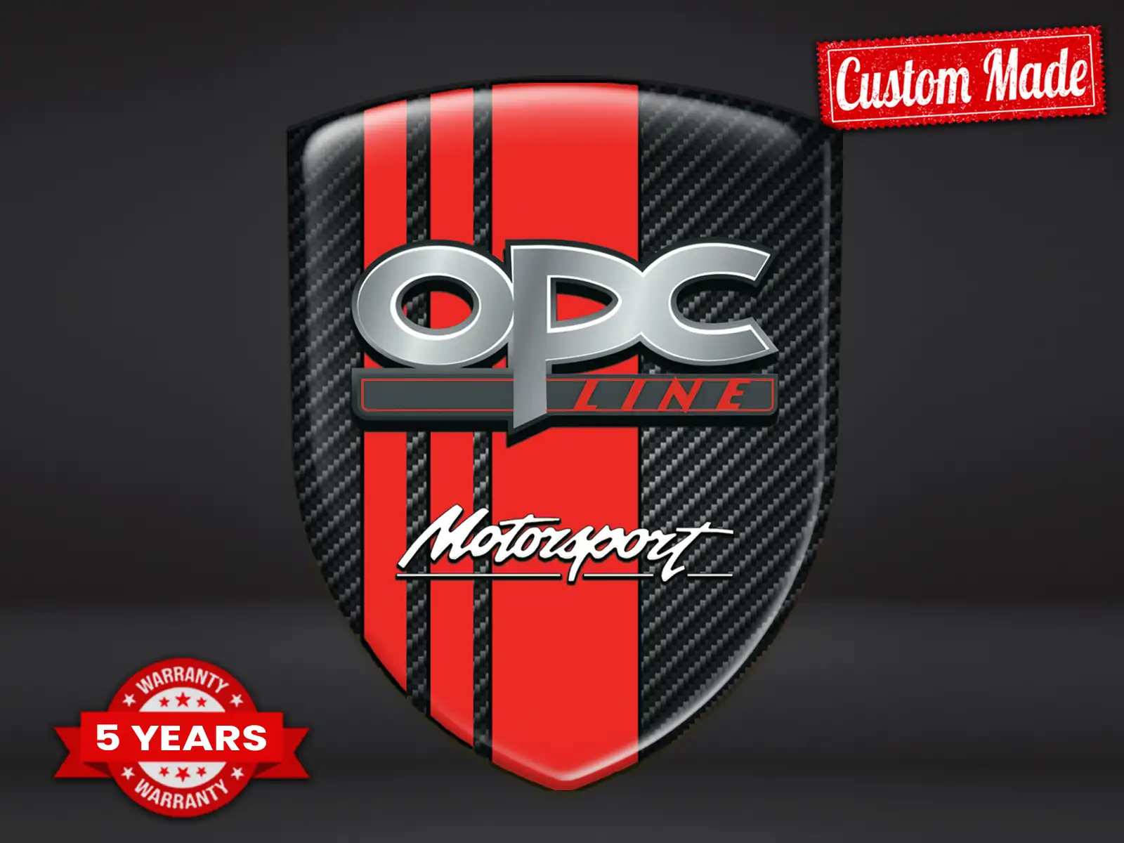 OPC Autocollants Silicone Auto Édition Qualité Perso